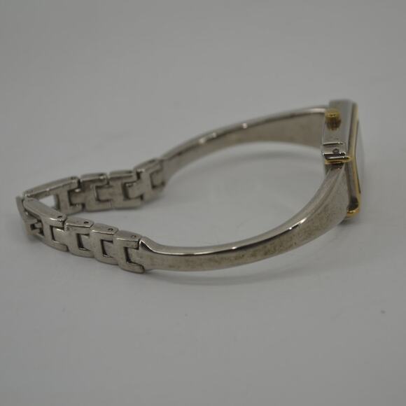 Vtg Anne Klein II White Face Silver Grandmacore Watch Analog - Picture 6 of 12